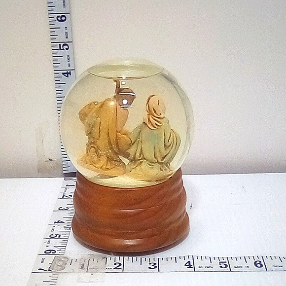 1993 Fontanini Musical Snow Glitter Globe Nativity Scene - Picture 3 of 4